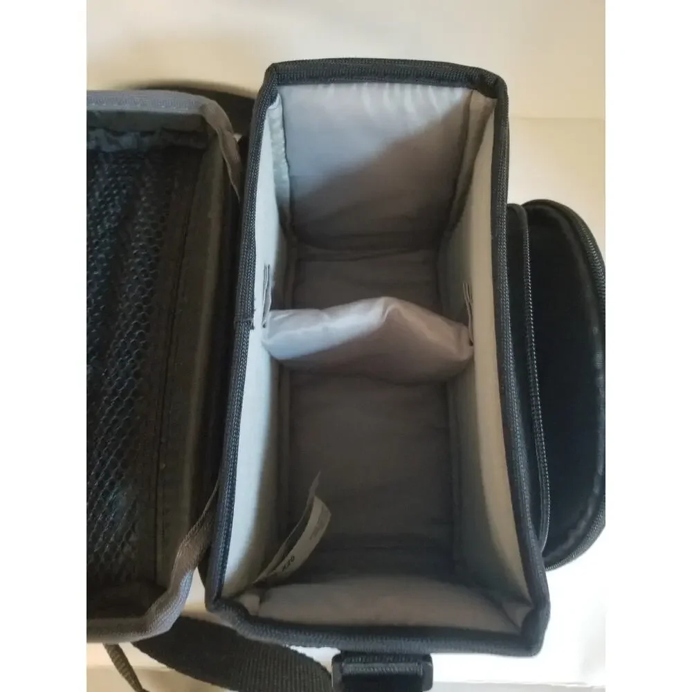 Sony LCS-X20 Camera Camcorder Soft Carrying Bag Adjustable Shoulder Strap BLACK